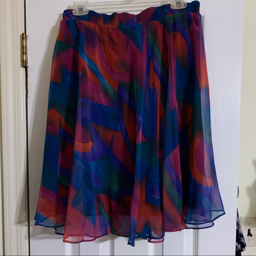 🌞 Print Skirt